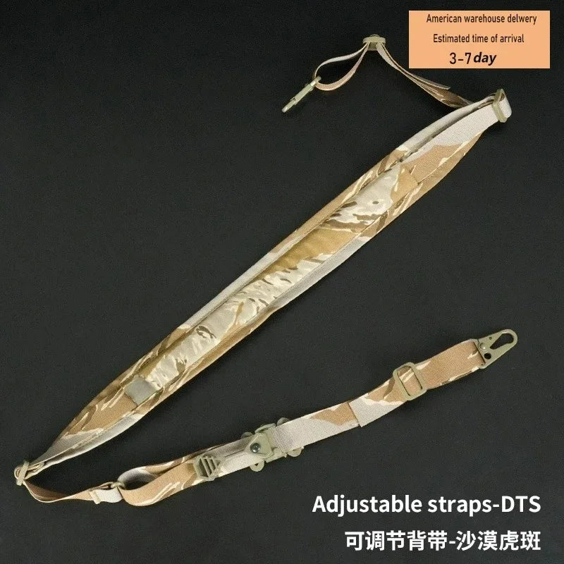 Tactical Rifle Sling Modular Strap Removable 2 Point / 1 Point 2.25" Padded Slingster Combat Shooting Hunting Accessories