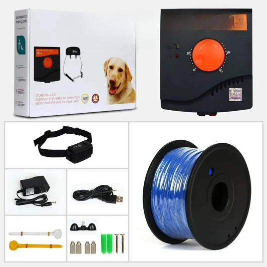 TP16 Dog Electric Fence Training Collar, Rechargeable Waterproof, 6 Levels