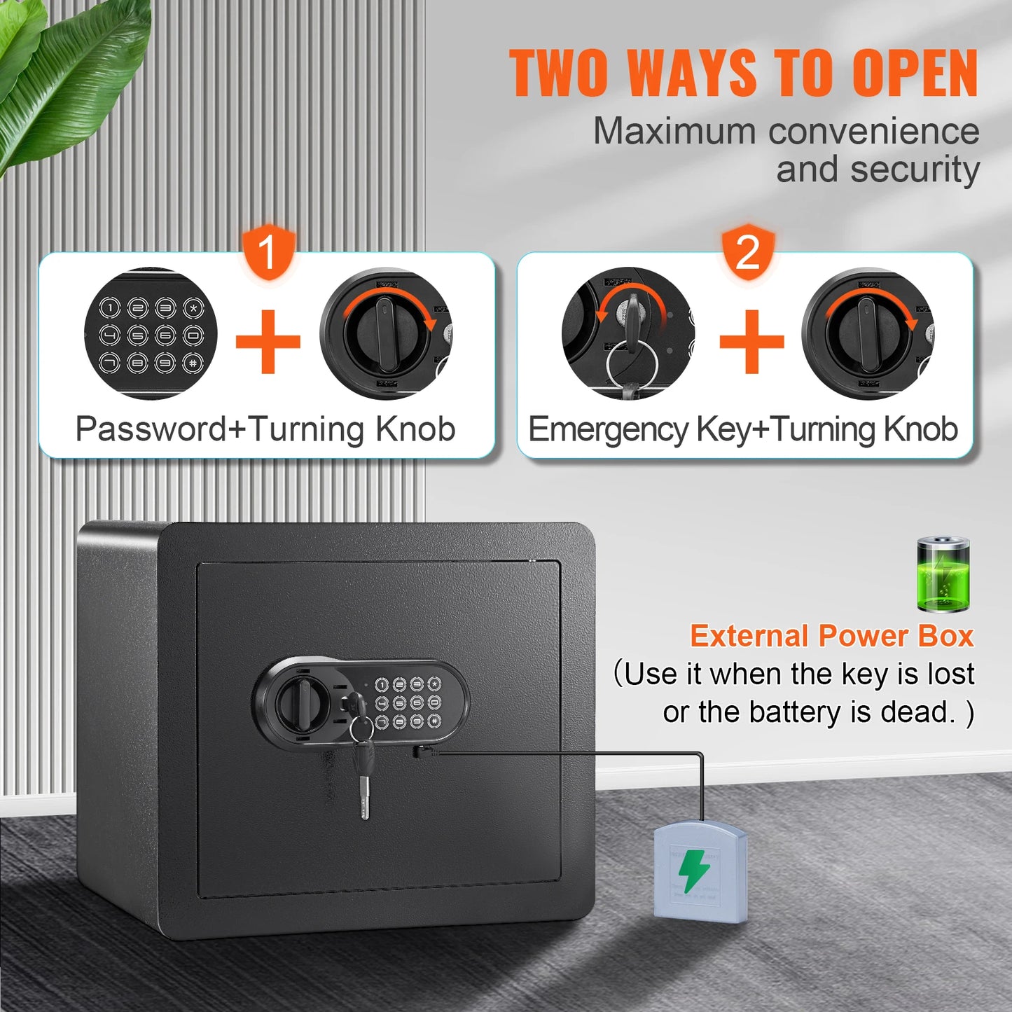 SucceBuy Electronic Safe Deposit Safe Box With Digital Access