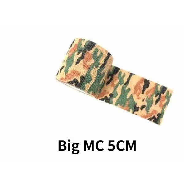 4.5M Hunt Disguise Elastoplast Camouflage Elastic Wrap Tape Self Adhesive Sports Protector Ankle Knee Finger Arm Bandage