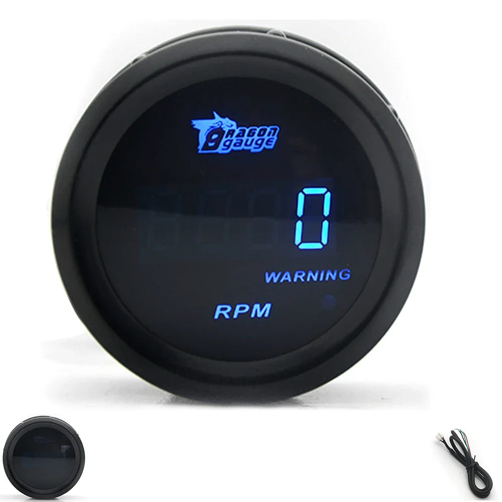 Car Digital Turbo Boost Gauge 9 Auto Gauge Types