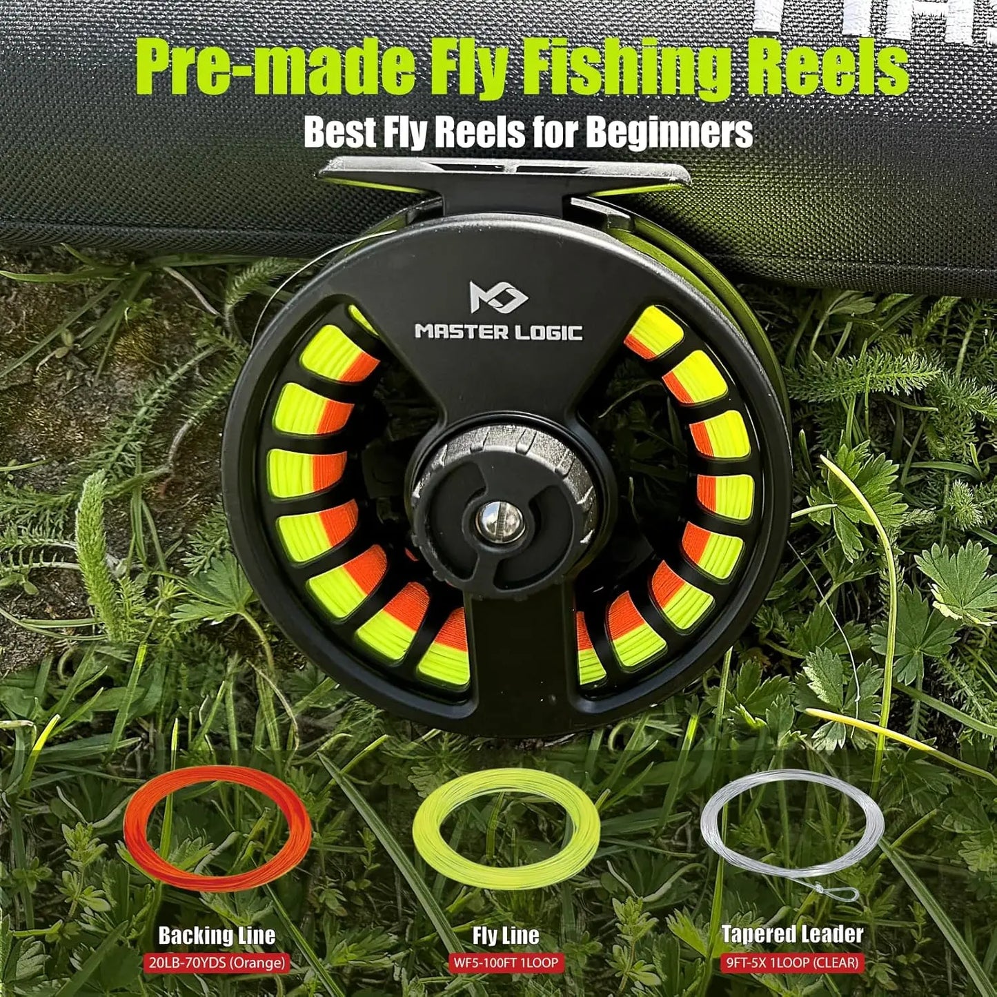 Complete Fly Fishing Starter Kit With Graphite Rod Aluminum Reel And Accessories For Beginners