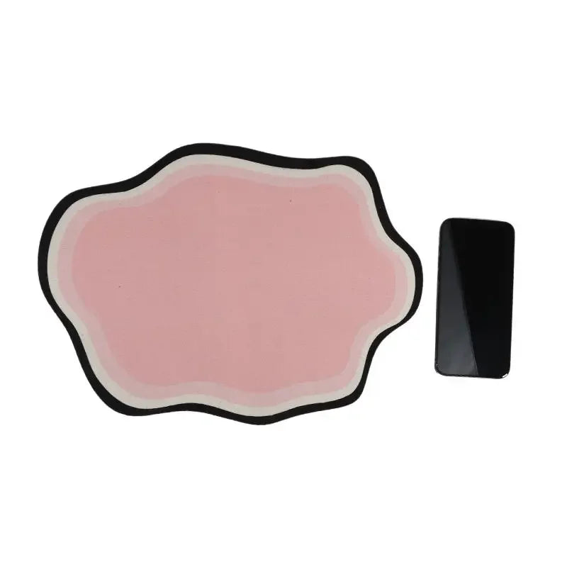 Absorbent Solid Colour Pet Mats Quick-dry Non-Slip Absorbent Wear-Resistant Leak-Proof Easy To Clean Dog Food Mats Cat Food Mats