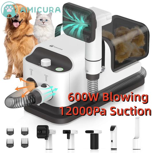P1 Vacuum Cleaner And Hair Dryer 15kPa Pet Grooming Set