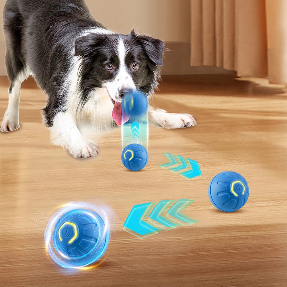 Alloet Intelligent Automatic Rolling Cat Toy Self Moving Bouncing Ball