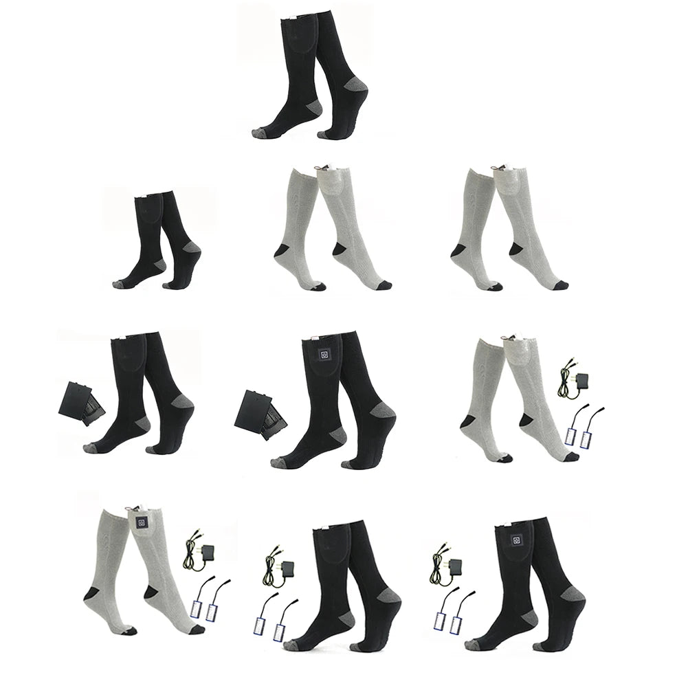 Shunmaii Premium Cordless Rechargeable Electric Heated Socks For Skiing Outdoors