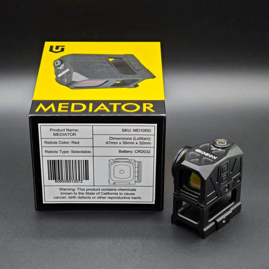 Tactical Gideon Optics Mediator Red Dot Multi-Reticle Sight 16mm Redmagic Reflex Sight for  Rifle Scope Shooting