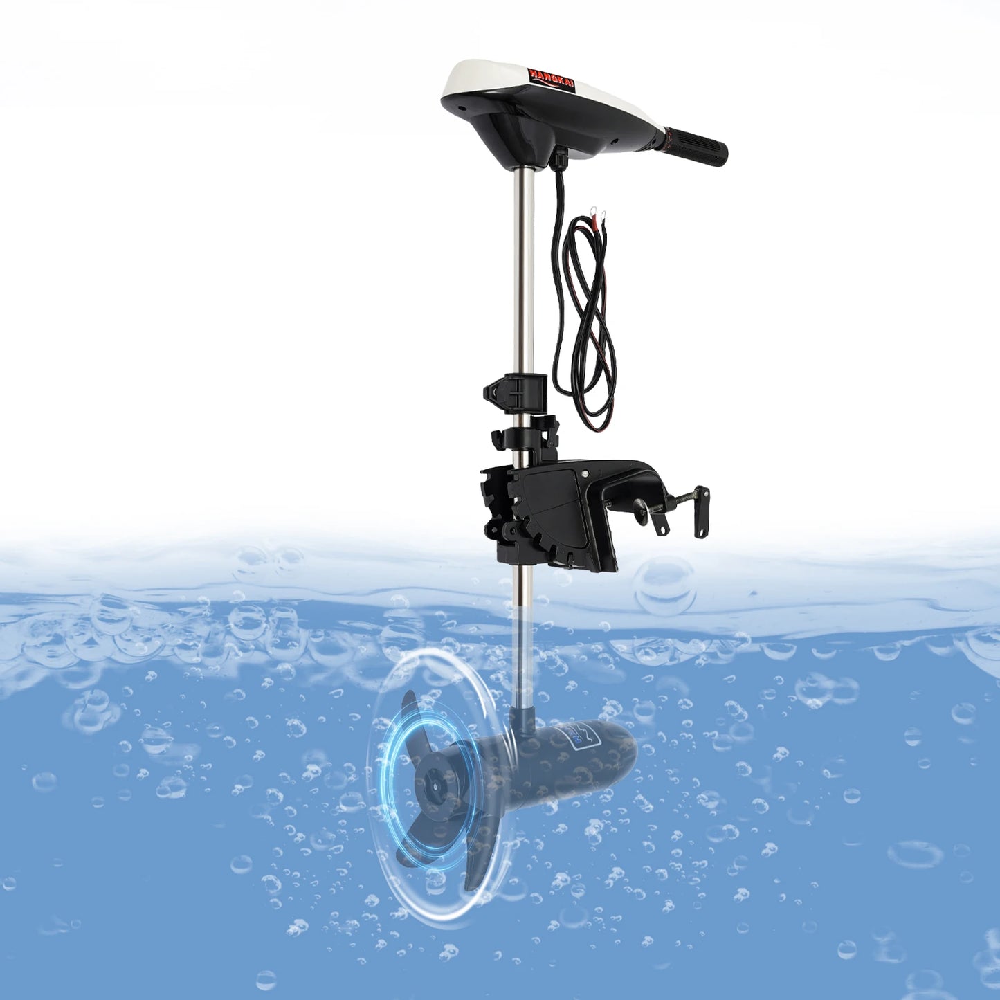 Hangkai 12V 660W Ultra-High-Performance Marine-Grade Outboard Trolling Motor 65LBS Shaft