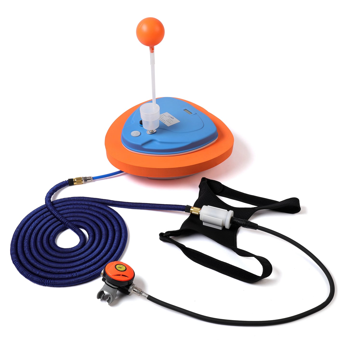TUDIVING Rechargeable Waterproof Portable Scuba Ventilator Breathing Regulator System