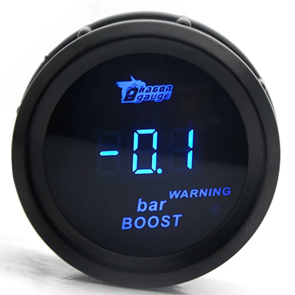 Car Digital Turbo Boost Gauge 9 Auto Gauge Types