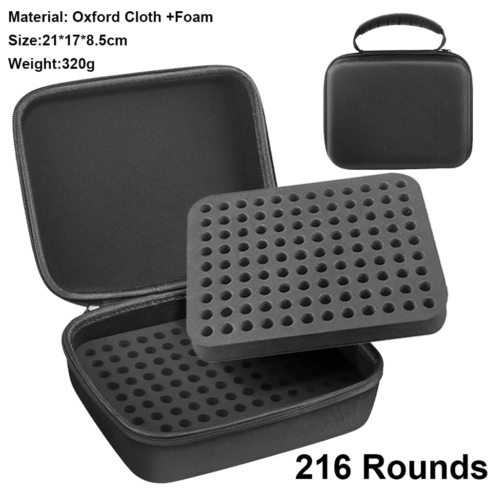 Tactical Ammo Case 9mm Ammo Box Ammunition Storage Case Bullets Holder 9x19mm Cartridges Case for Hunting Shooting Accessories