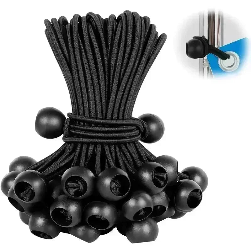 Elastic Bungee Rope With Cord Ends For Camping Tents Tarps And Boat Poles Accessories