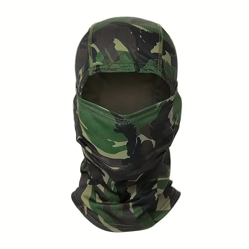 1pc Camouflage Balaclava Hat Cycling Full Face Mask Outdoor Sports Hunting Hiking Ski Mask motorcycle Helmet Inner Cap