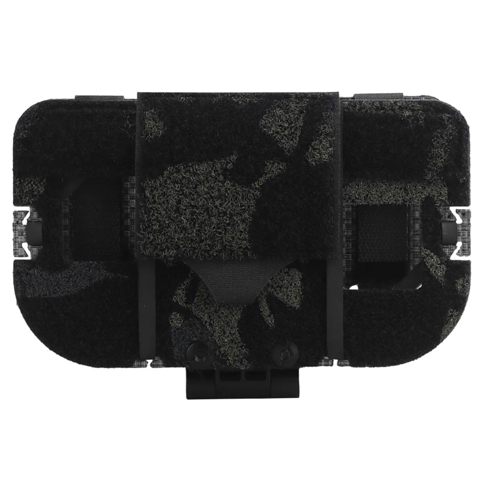 Tactical Vest Phone Holder Quick Release Tactical Molle Phone Pouch Tactical Vest Molle Phone Holder for 8.89 X 17.15 Cm Phone