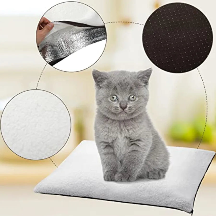 Vinyl Dog House Door Flap And Self Heating Pet Pad