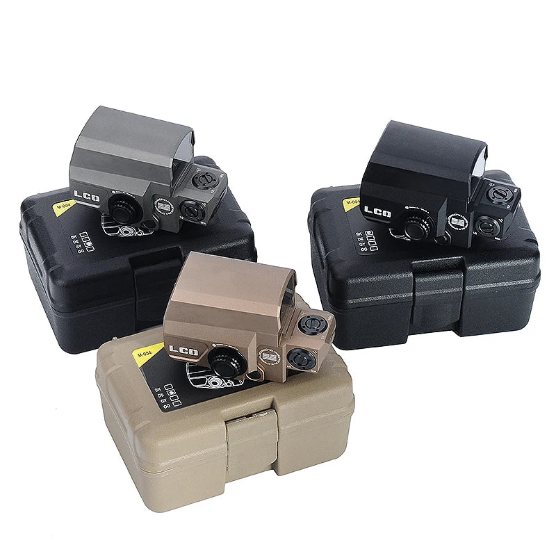 Tactical LCO Red Dot Holographic Reflex Sight Fit All 20mm Rail Mount Outdoor Hunting Scope Rifle Collimator Sights