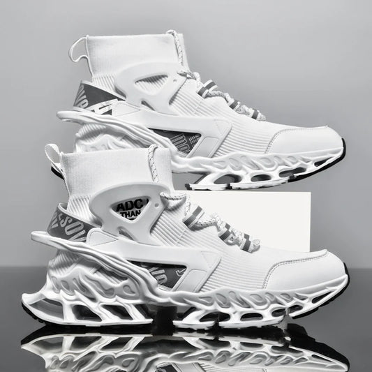 LOUIS KADHR Men's Breathable Walking Tennis Shoes Blade Fashion Sneakers