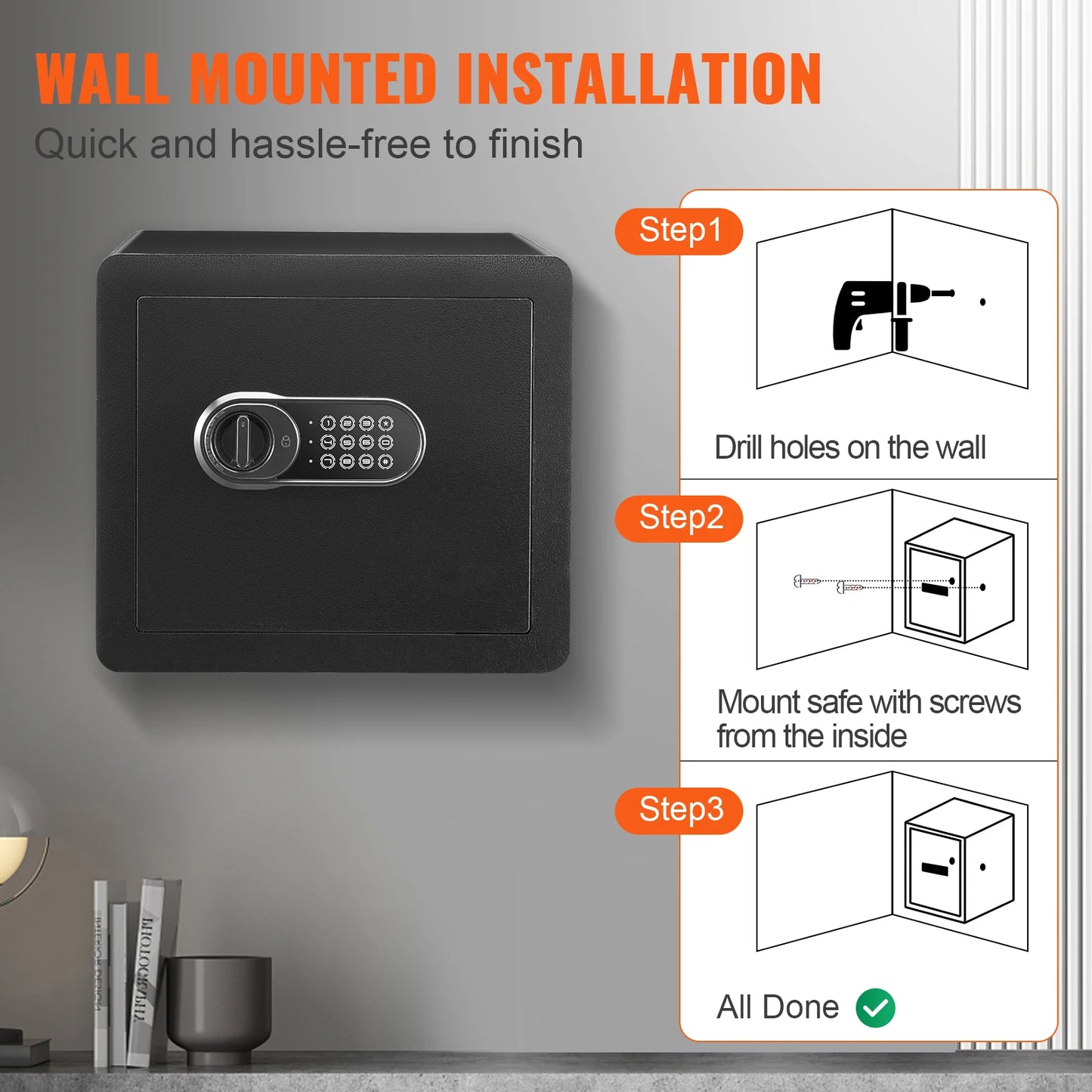 SucceBuy Electronic Safe Deposit Safe Box With Digital Access