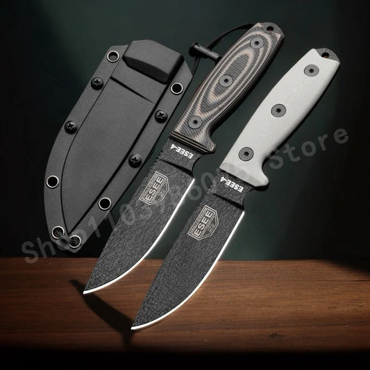 DIY Supplies ES-4 D2 Fixed Blade Knife With G10 Handle