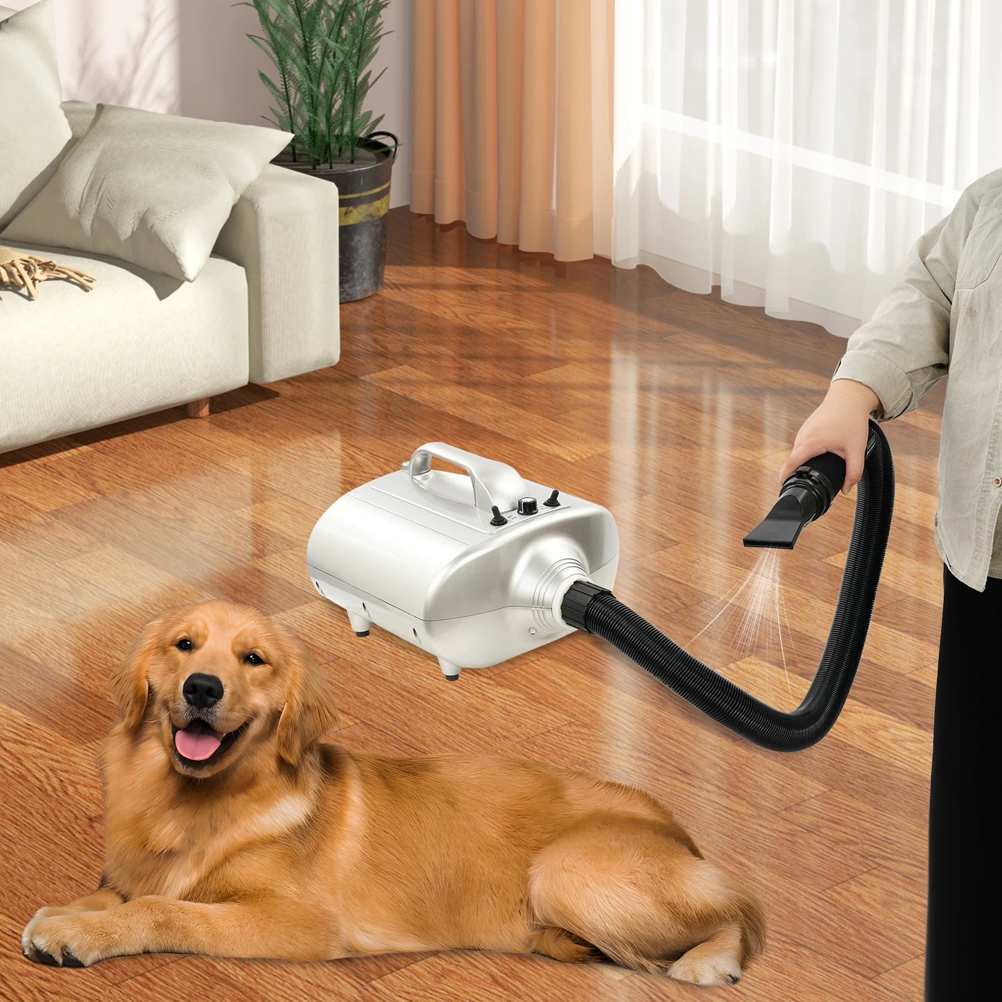 Pet Grooming Hair Dryer Blower Dual Motor 3600W High Power