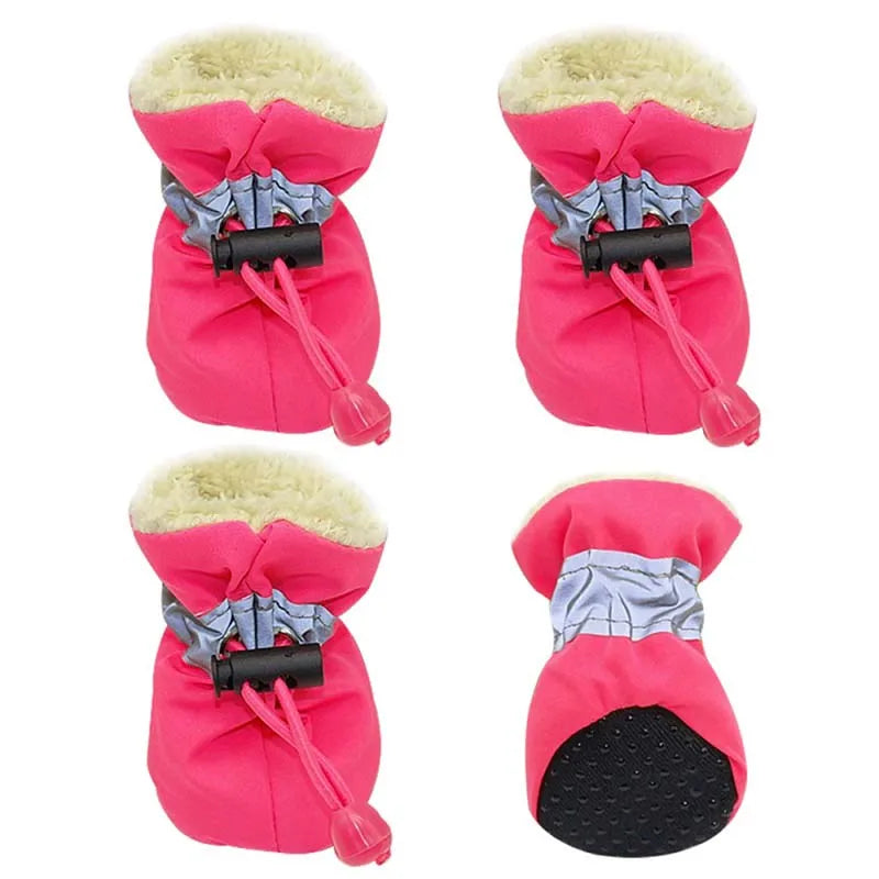 Antiskid Puppy Shoes Waterproof Soft Soles for Small Dogs Winter