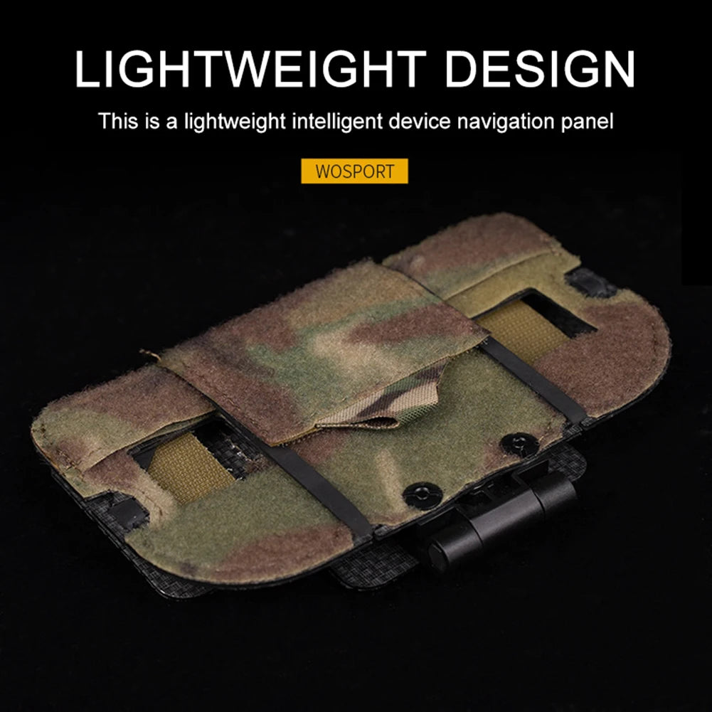 Tactical Vest Phone Holder Quick Release Tactical Molle Phone Pouch Tactical Vest Molle Phone Holder for 8.89 X 17.15 Cm Phone