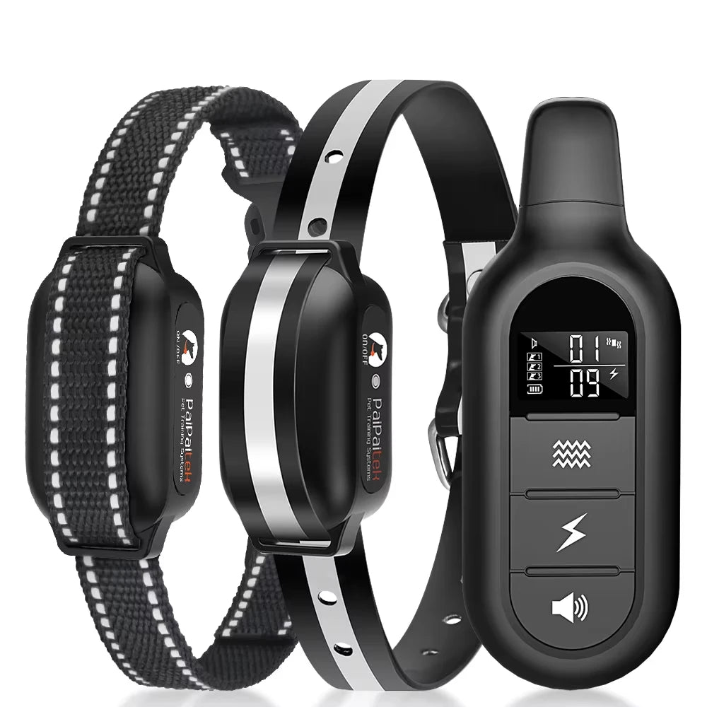 Paipaitek 1000M Dog Training Collar Waterproof Rechargeable Anti Bark