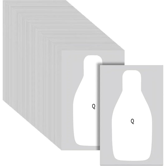 Large Paper Rifle Targets with Center Mass Silhouette Design for Outdoor Range Shooting Training and Qualification Practice Ide