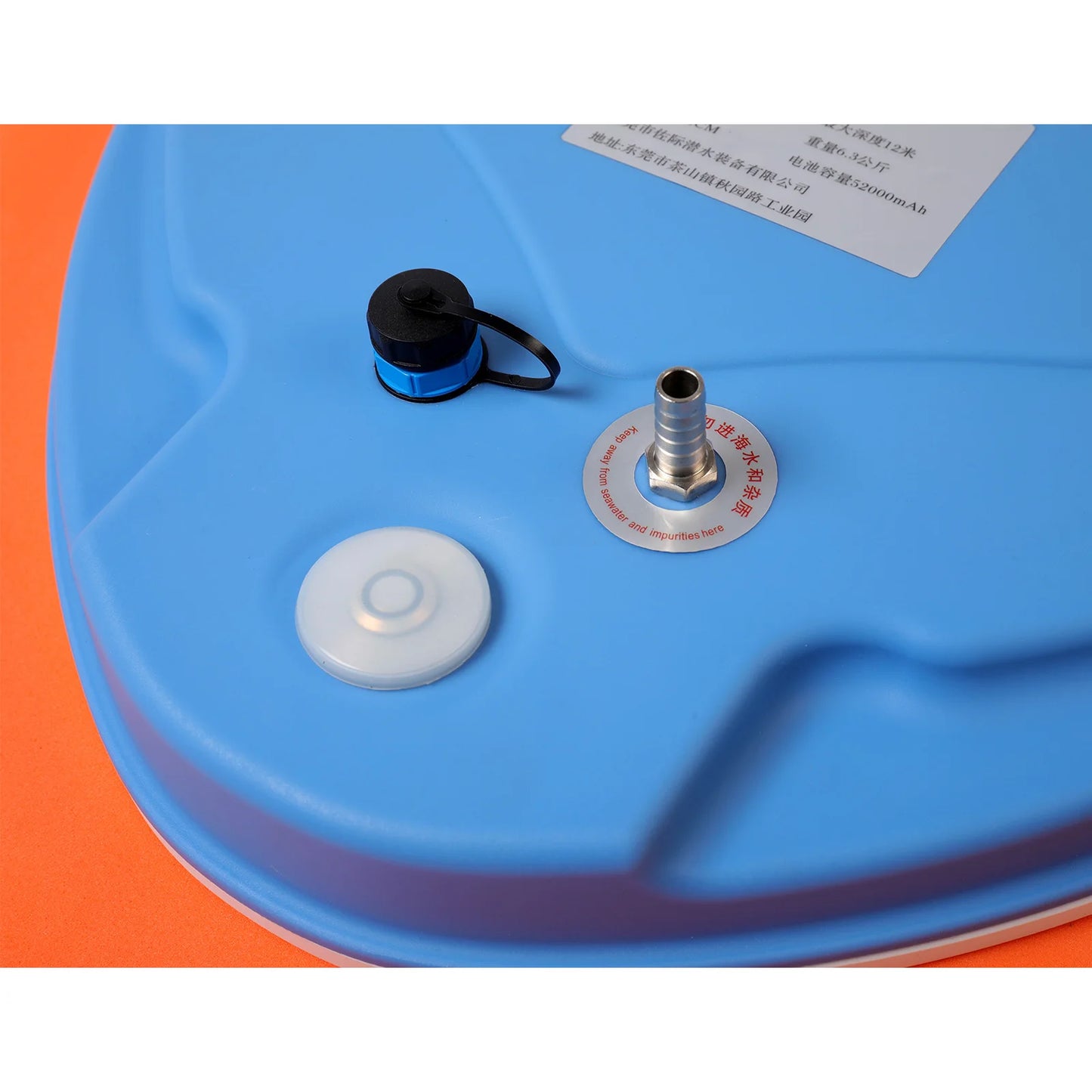 TUDIVING Rechargeable Waterproof Portable Scuba Ventilator Breathing Regulator System