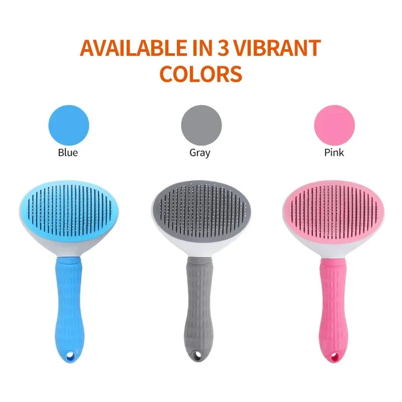 Cat Hair Brush And Dog Comb Stainless Steel Grooming Tool