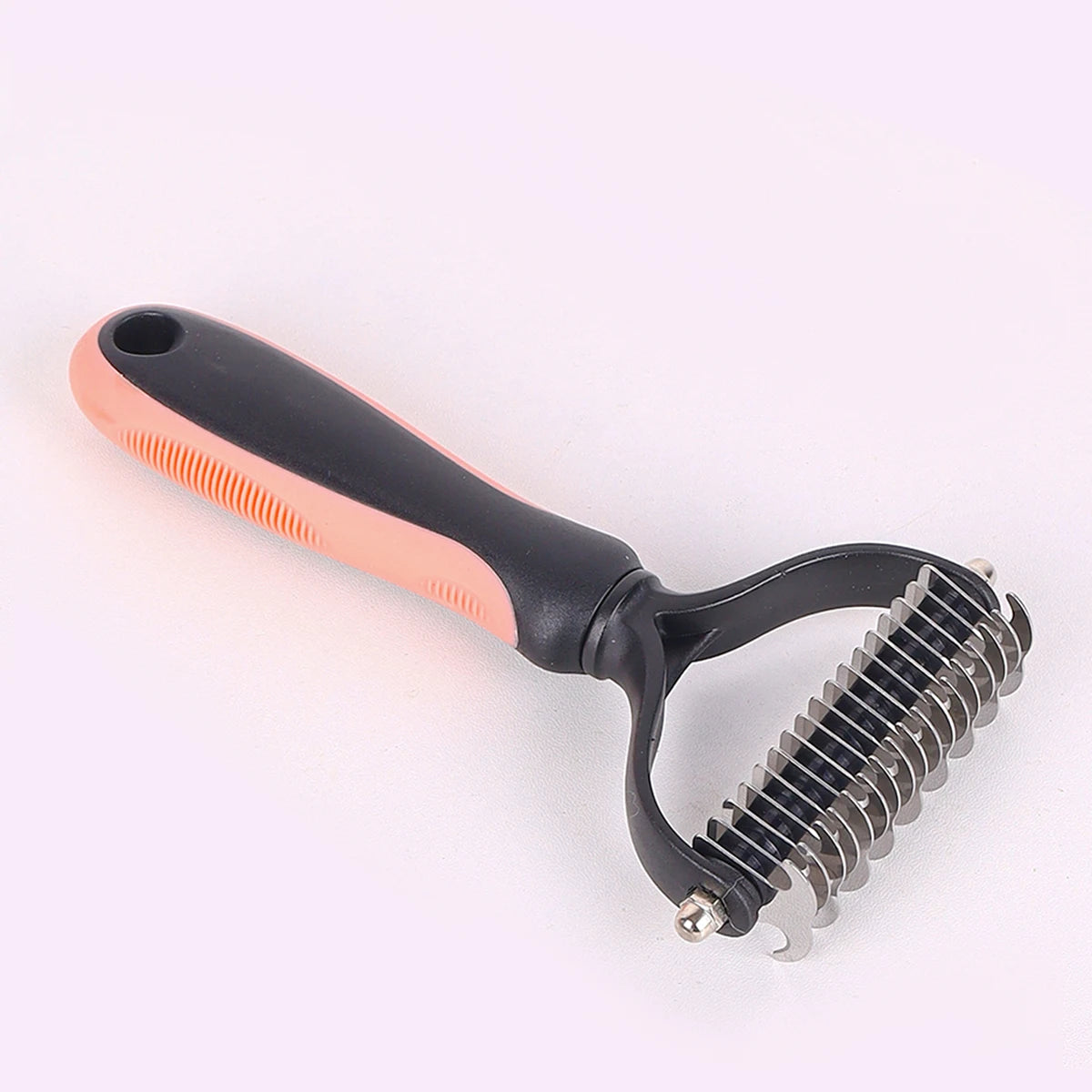 Pet Grooming Brush Double Sided Dematting Rake Dogs And Cats