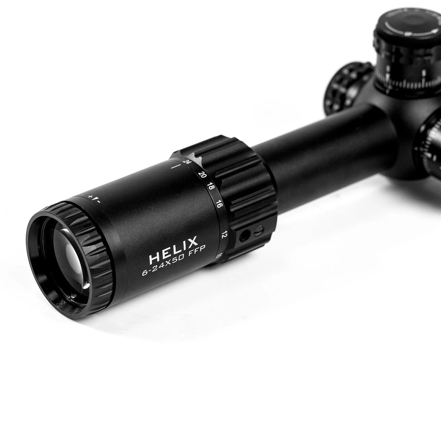 ELEMENT Helix 6-24x50 FFP Riflescope Zerostop 30mm Tube APR-2D MRAD Reticle Optic for Long Range Precision Hunting Shooting