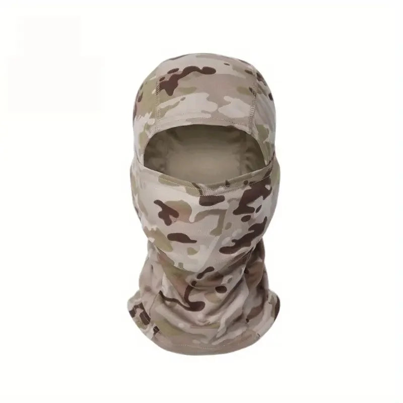 1pc Camouflage Balaclava Hat Cycling Full Face Mask Outdoor Sports Hunting Hiking Ski Mask motorcycle Helmet Inner Cap