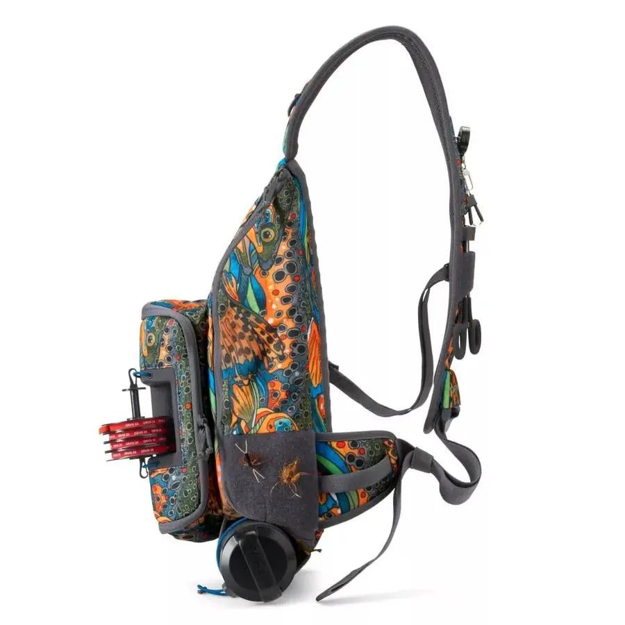 XMSJ Fly Fishing Sling Pack Easy Reach Single Strap Backpack