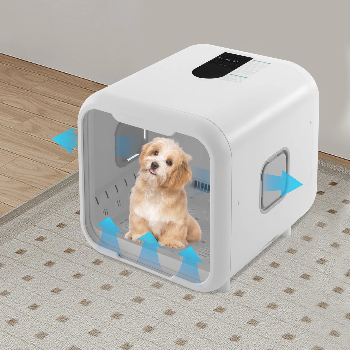 800W Pet Dryer Box Grooming Hair Dryer For Cats Sanitizing