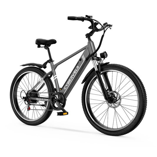 26“ electric bike for adult traveling , 1000W Peak motor ,48V bulit-in water-proof battery, 7 speed Shift city commute Ebike EK3