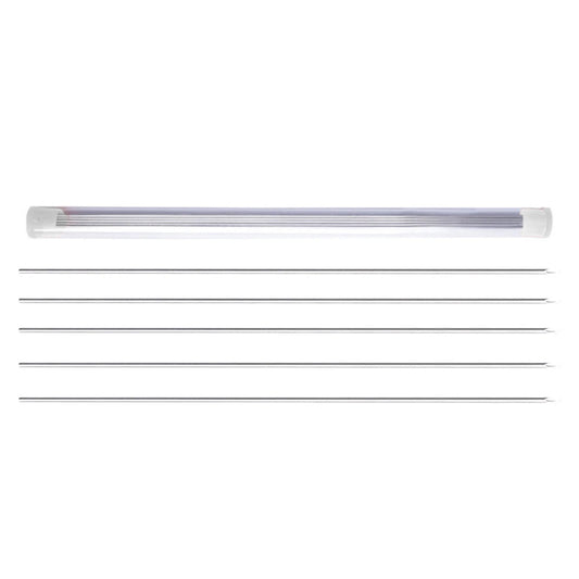 20-5 Piece Stainless Steel Earthworm Hooking Needles 20/25/30cm Portable Hollow Fishing Worm Piercing Tools for Carp Fishing