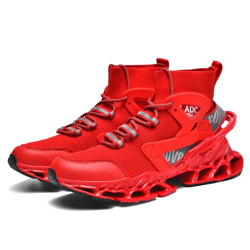 LOUIS KADHR Men's Breathable Walking Tennis Shoes Blade Fashion Sneakers