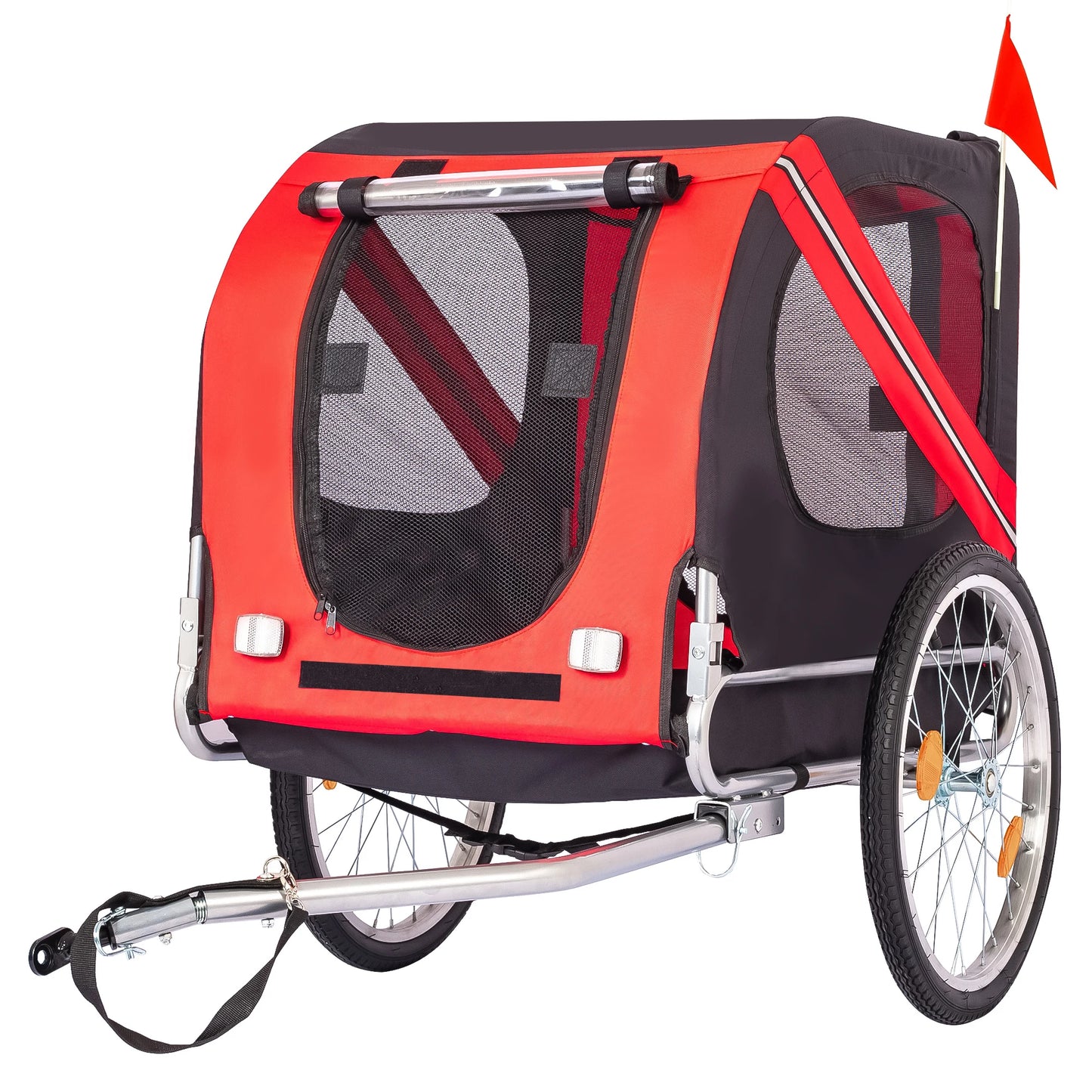 Twisterckb Dog Bike Trailer 88 Lbs Capacity Foldable Oxford Fabric Carrier