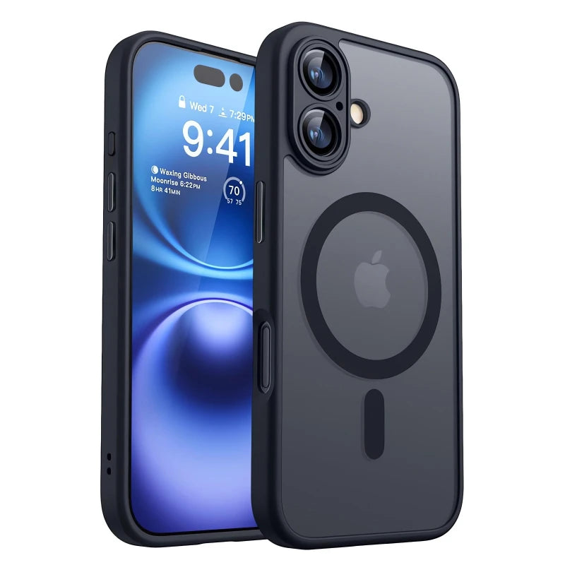 MagneticLuxuryArmorCase For IPhone 17ProMax MagSafe Compatibility UltraDurable Shockproof Defense Cover