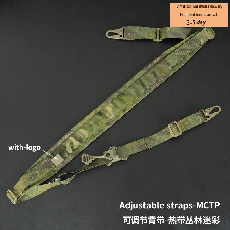Tactical Rifle Sling Modular Strap Removable 2 Point / 1 Point 2.25" Padded Slingster Combat Shooting Hunting Accessories