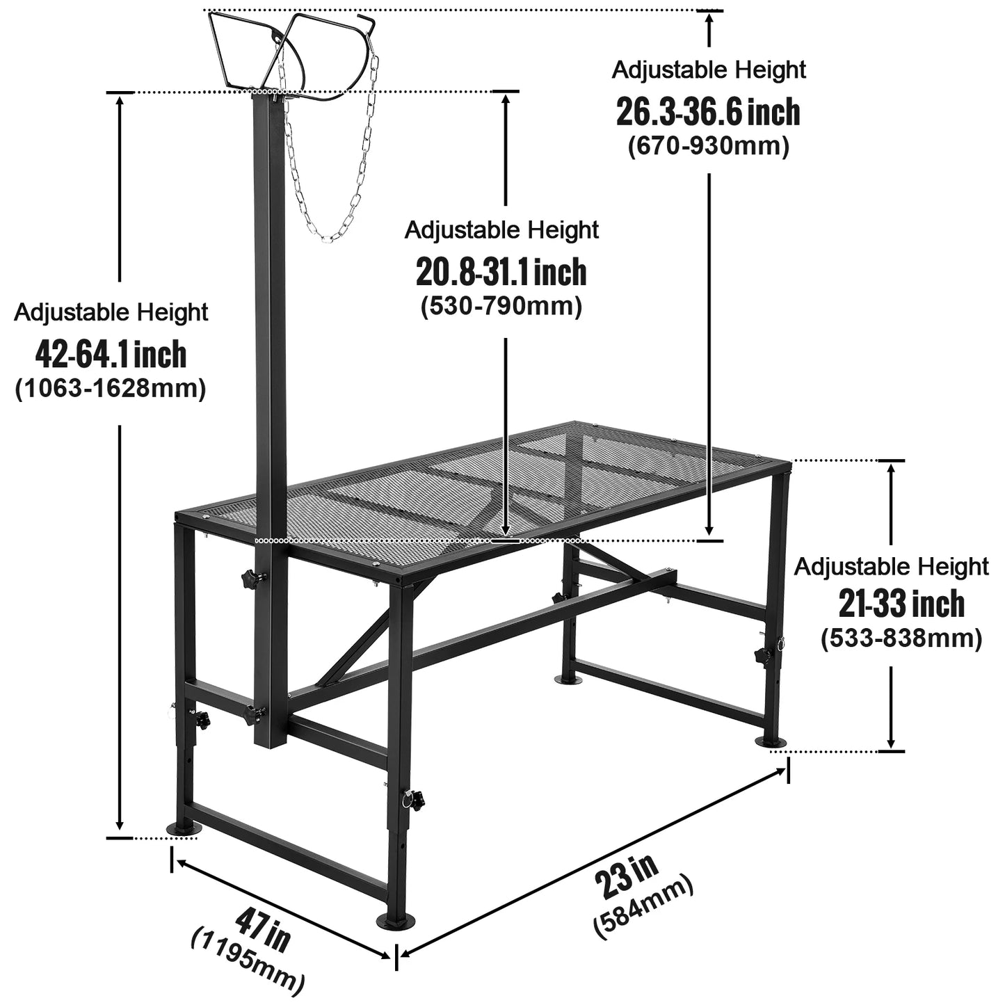 SucceBuy Goat and Sheep Livestock Milking and Shearing Stand