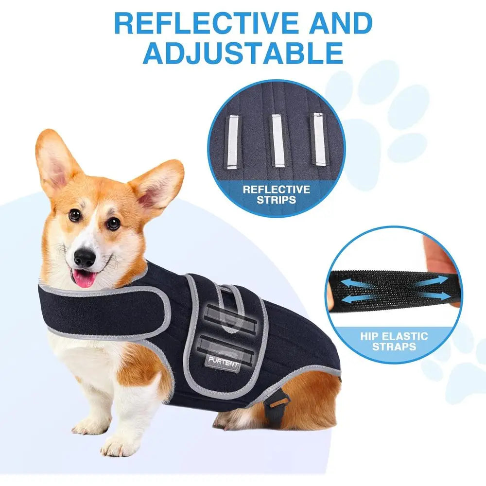Canine IVDD Orthopedic Support Harness For Significantly Enhanced Spinal Stability