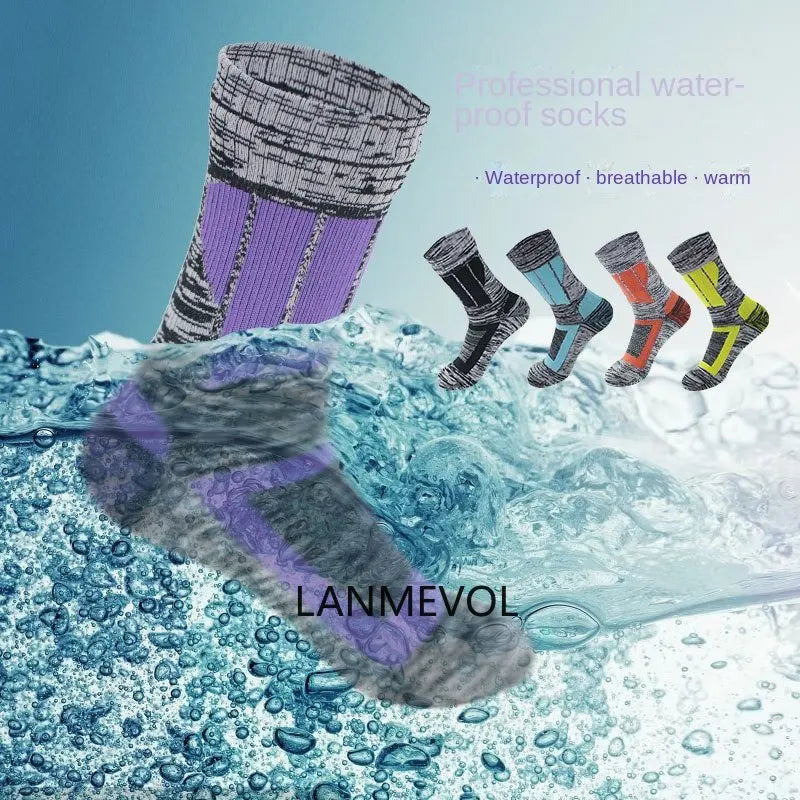 Camouflage Waterproof Socks Hiking Outdoor Sports Climbing Hiking Camping Sock Men Outdoor Women's Camouflage Waterproof Socks