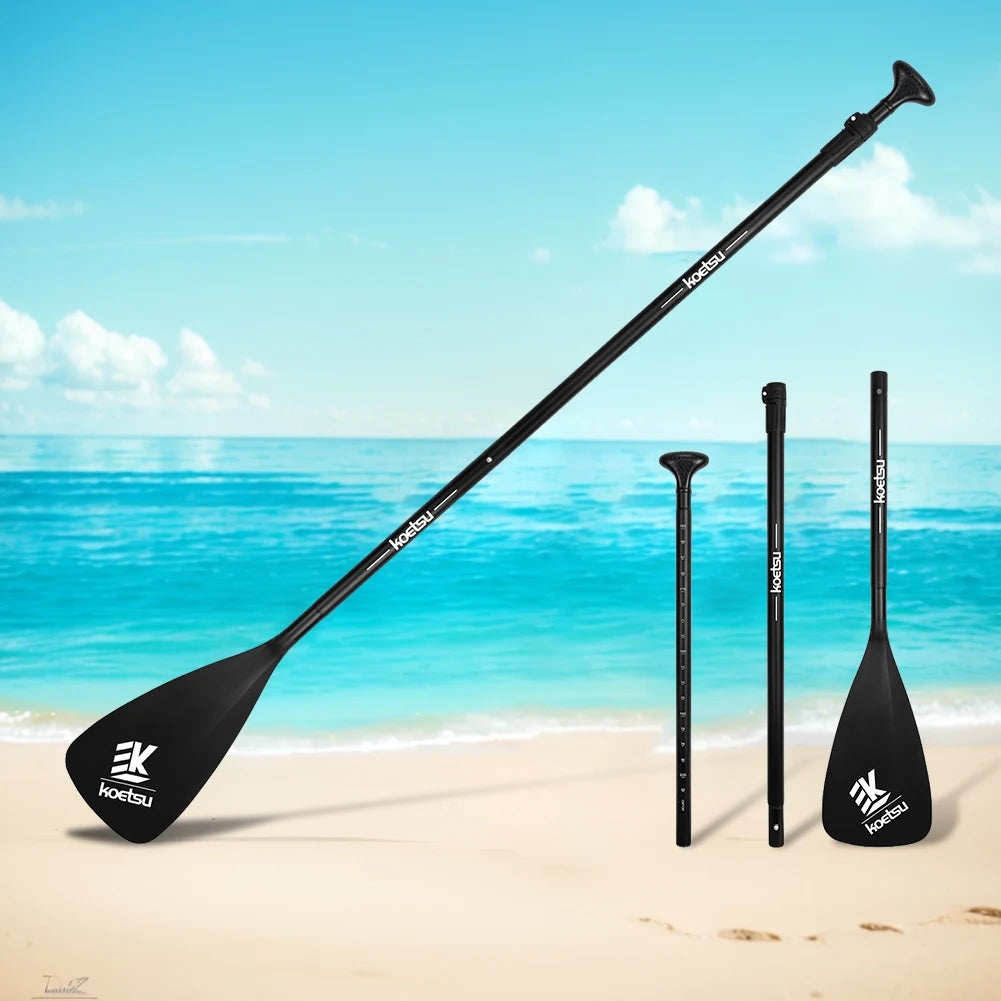 APWIKOGER Detachable 3Piece SUP Paddle Adjustable Aluminum Alloy Paddleboard StandUp
