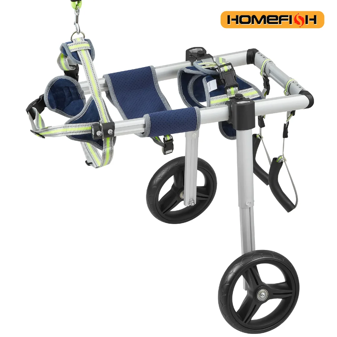 Two Wheel Dog Wheelchair For Back Legs Pet Mobility Cart