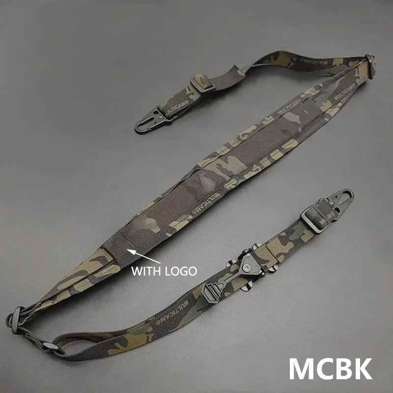 Tactical Rifle Sling Modular Strap Removable 2 Point / 1 Point 2.25" Padded Slingster Combat Shooting Hunting Accessories