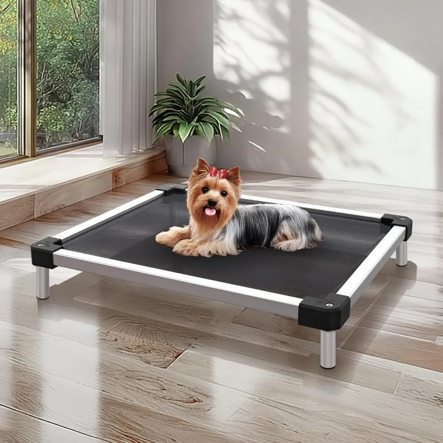 ChewProof Elevated Dog Bed For Indoor Outdoor Use Waterproof