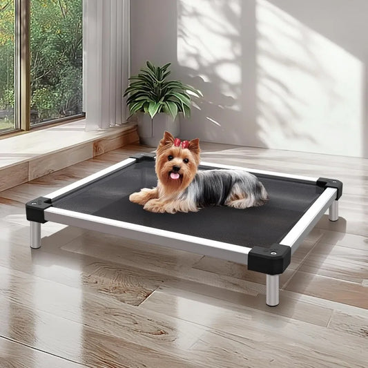 ChewProof Elevated Dog Bed For Indoor Outdoor Use Waterproof
