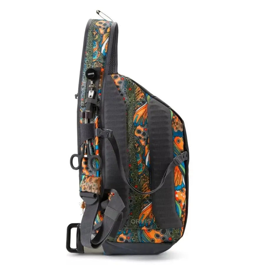 XMSJ Fly Fishing Sling Pack Easy Reach Single Strap Backpack